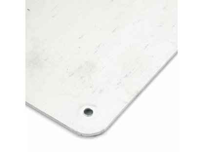 Čierno-žltý hliníkový protišmykový nášľap na schody FLOMA Hazard Bolt Down Plate - 1 mx 11,5 cm