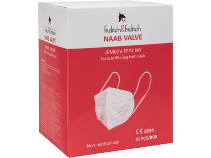 FF NAAB VALVE FFP2 respir.JFM02V 25/BOX