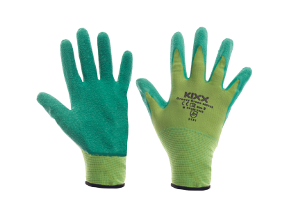 GROOVY GREEN rukavice nylon. latex. dlaň