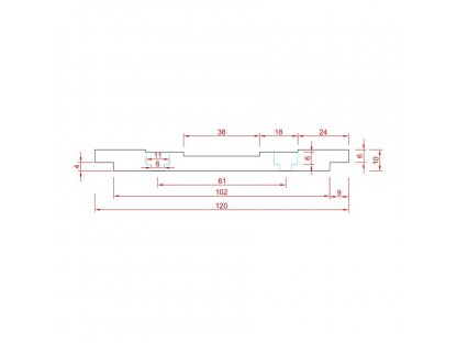 Gumová podložka zdviháka FLOMA RP119 - priemer 12 cm x 1 cm