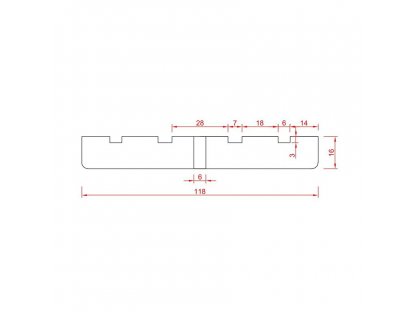 Gumová podložka zdviháka pre zdviháky GolemTech FLOMA RP116 - priemer 11,8 cm x 1,6 cm