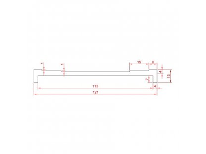 Gumová podložka zdviháka pre zdviháky SLIFT FLOMA RP120 - priemer 12,1 cm x 1,3 cm