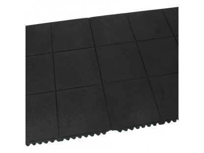 Gumová protiúnavová rohož FLOMA Solid Top Tile - 91,5 x 91,5 x 1,6 cm