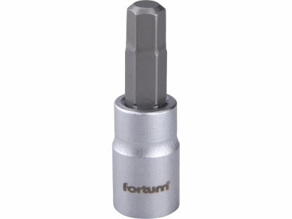 Hlavica zástrčná HEX, HX 6, 1/4”, FORTUM