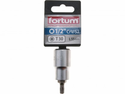 Hlavica zástrčná TORX, TX30, 1/2”, FORTUM