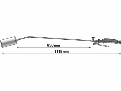 Horák plynový, dýza 60mm, dĺžka 850mm, EXTOL PREMIUM