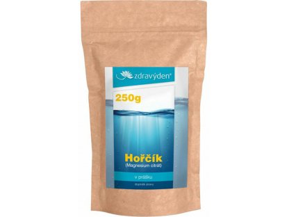 Horčík (Magnezium citrát) prášok, 250g