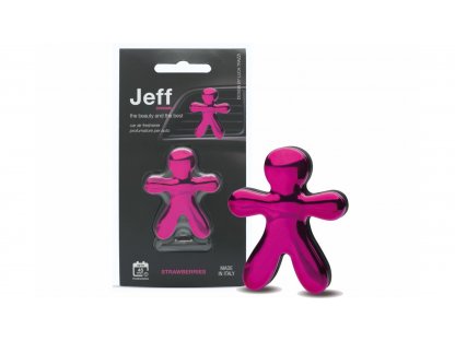 JEFF osviežovač vzduchu ružový chrome - Strawberry