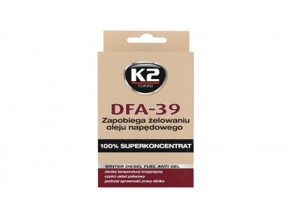 K2 DFA-39 DIESEL 50 ml - prípravok proti zamŕzaniu palivovej sústavy