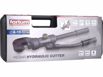 Kliešte hydraulické pákové, 4-16mm, 60kN, dĺžka 430mm, CrMoV, FORTUM