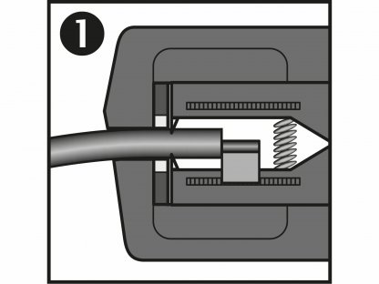 Kliešte odizolovacie, 190mm, 0,08-6,00mm², EXTOL PREMIUM