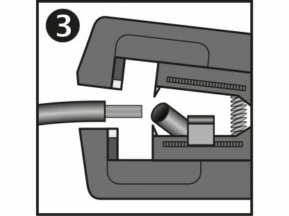 Kliešte odizolovacie, 190mm, 0,08-6,00mm², EXTOL PREMIUM