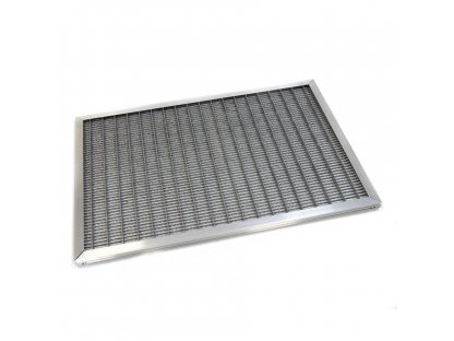 Kovová vonkajšia čistiaca vstupná rohož s rámom FLOMA SteelMat - 60 x 90 x 2,5 cm