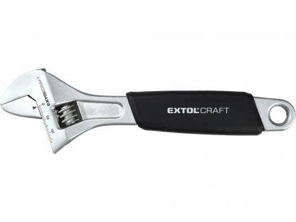 Kľúč nastaviteľný pochrómovaný 8", CrV, EXTOL CRAFT