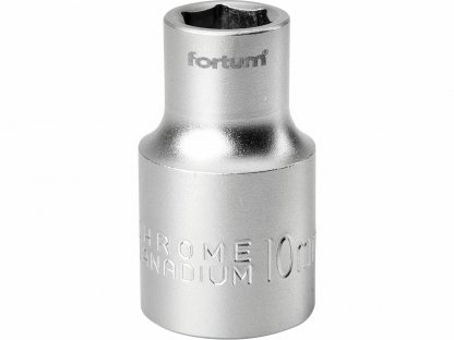 Kľúč nástrčný, 10mm, 1/2”, FORTUM