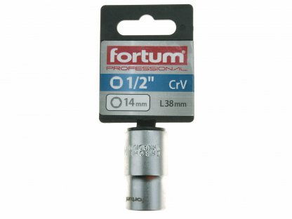 Kľúč nástrčný, 14mm, 1/2”, FORTUM