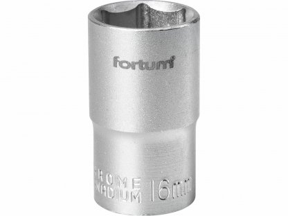 Kľúč nástrčný, 16mm, 1/2”, FORTUM