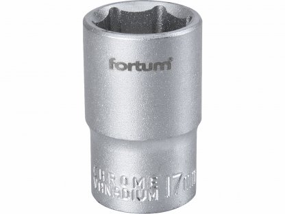 Kľúč nástrčný, 17mm, 1/2”, FORTUM