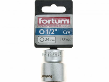 Kľúč nástrčný, 24mm, 1/2”, FORTUM