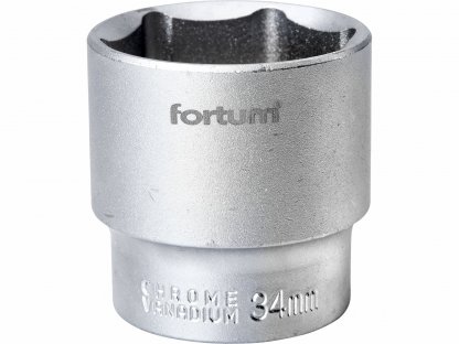 Kľúč nástrčný, 34mm, 1/2”, FORTUM