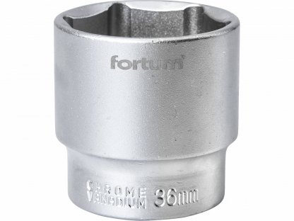 Kľúč nástrčný, 36mm, 1/2”, FORTUM