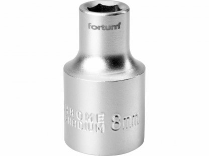 Kľúč nástrčný, 8mm, 1/2”, FORTUM