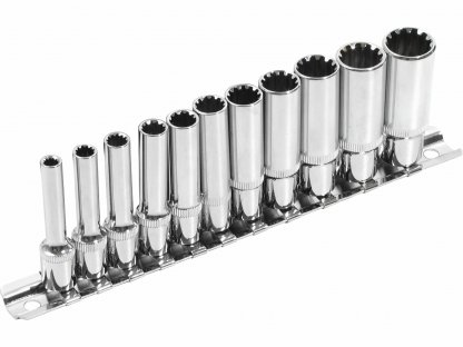 Kľúče nástrčné predĺžené MultiLock, 1/4\'\' 4-13mm, CrV, EXTOL PREMIUM