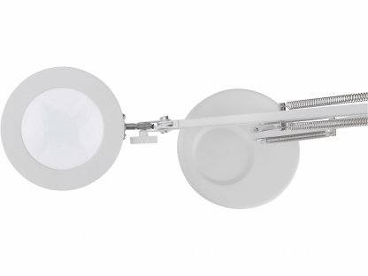 Lampa stolová s LED a lupou, 2400lm, USB napájanie, biela, EXTOL LIGHT