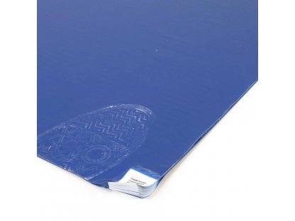 Modrá lepiaca dezinfekčná dekontaminačná rohož Sticky Mat, FLOMA - 115 x 150 cm - 60 listov