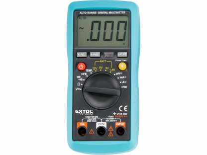 Multimeter digitálny s automatickou voľbou rozsahov, EXTOL PREMIUM