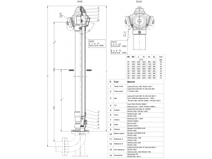 Nadzemný hydrant 8855 DN100