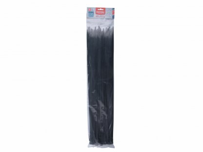 Pásky sťahovacie čierne, 8,8x600mm, 50ks, Ø170mm, 80kg, nylon PA66, EXTOL PREMIUM