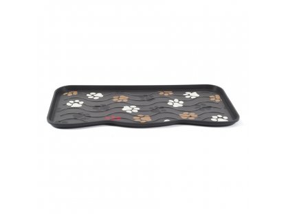 Plastový odkvapkávač na topánky FLOMA Red Stamp Paw - 38 x 75 x 2,1 cm