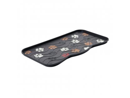 Plastový odkvapkávač na topánky FLOMA Red Stamp Paw - 38 x 75 x 2,1 cm