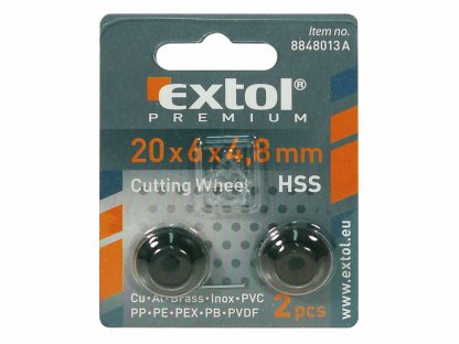 Rezacie koliesko 2ks, 20x6mm pre 8848015, EXTOL PREMIUM