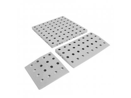 Šedá polyetylénová dlažba AvaTile AT-STD - 25 x 25 x 1,6 cm