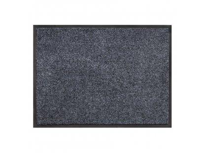 Šedá vnútorná čistiaca prateľná vstupná rohož FLOMA Express - 40 x 60 x 0,7 cm