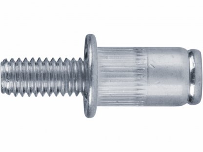 Skrutky nitovacie pozinkované, M6x12mm, 25ks, FORTUM