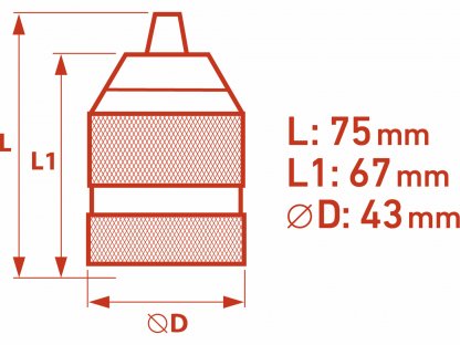 Skľučovadlo rýchloupínacie ClickLock, 1,5-13mm, 1/2\'\'-20UNF, EXTOL PREMIUM