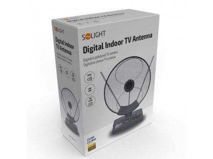 Solight izbová anténa, DVB-T2/FM, 36dB