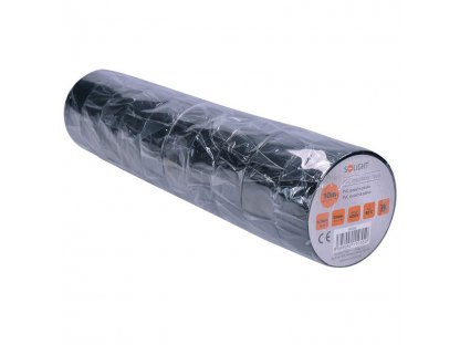 Solight izolačná páska, 25mm x 0,13mm x 10m, čierna