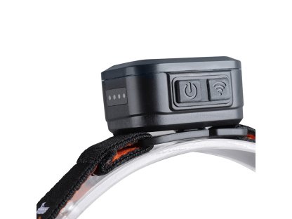 Solight LED čelové nabíjacia svietidlo, 170lm, teplé+studené svetlo, Li-Ion