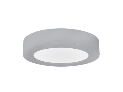 Solight LED mini panel kúpeľňový 2v1, 3CCT, podhľadový / prisadený, 18W, 1530lm, IP54, strieborna, okrúhly