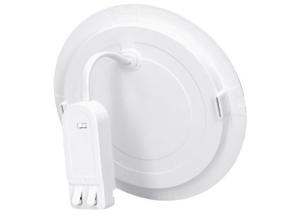 Solight LED mini panel kúpeľňový 2v1, 3CCT, podhľadový / prisadený, 24W, 2040lm, IP54, biela, okrúhly