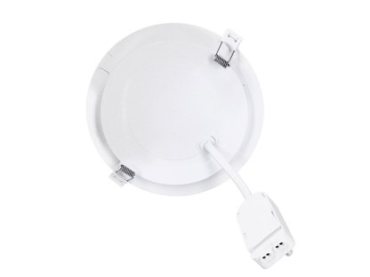 Solight LED mini panel kúpeľňový 2v1, 3CCT, podhľadový / prisadený, 24W, 2040lm, IP54, strieborna, okrúhly