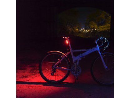 Solight LED nabíjací zadné cyklo svetlo, 3W COB, nabíjací, Li-Ion