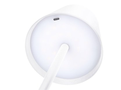 Solight LED nabíjacia lampička Lucca, 120lm, zmena CCT, stmievanie, biela