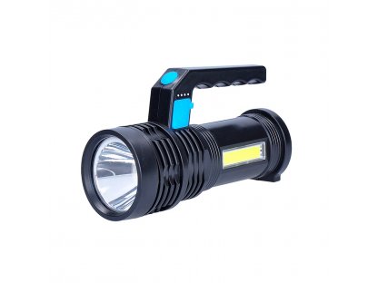 Solight LED nabíjacie svietidlo s rukoväťou a bočným svetlom, 150+100lm, Li-Ion