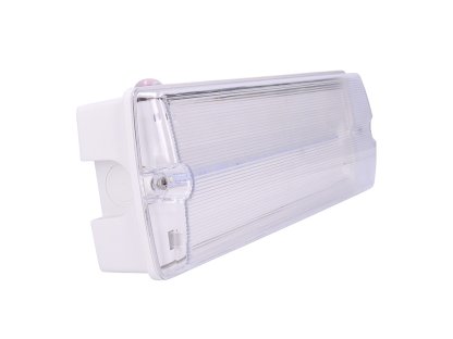 Solight LED núdzové osvetlenie, 4W, 200lm, IP65, LiFePO4 1000mAh batéria, autotest