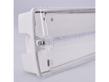 Solight LED núdzové osvetlenie, 4W, 200lm, IP65, LiFePO4 1000mAh batéria, autotest